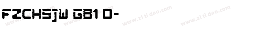 FZCHSJW GB1 0字体转换